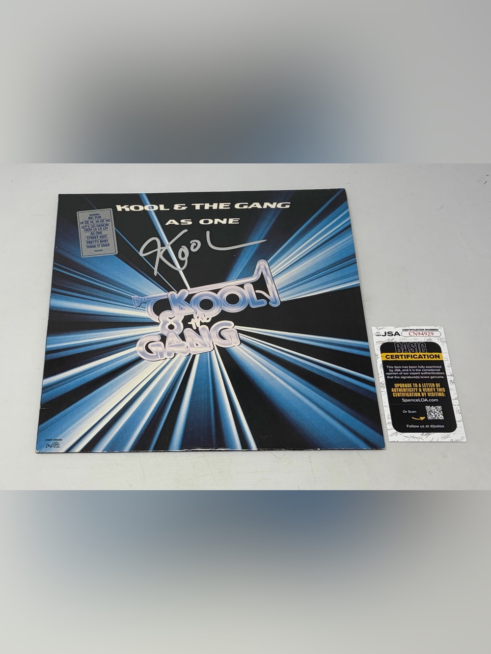 Robert Kool Bell signed Kool & The Gang As‎ One Album JSA COA